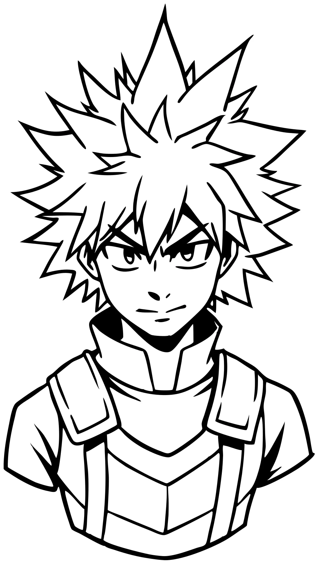 bakugo coloring pages